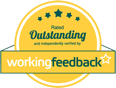 why choose us? working feedback logo