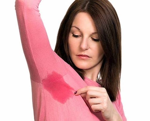 Banish embarrassing sweat stains