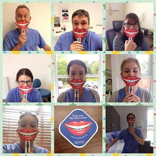 North Street Dental staff national smile month