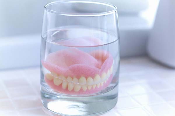 soaking dentures overnight