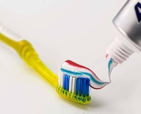 tips for healthy teeth - toothbrush and toothpaste