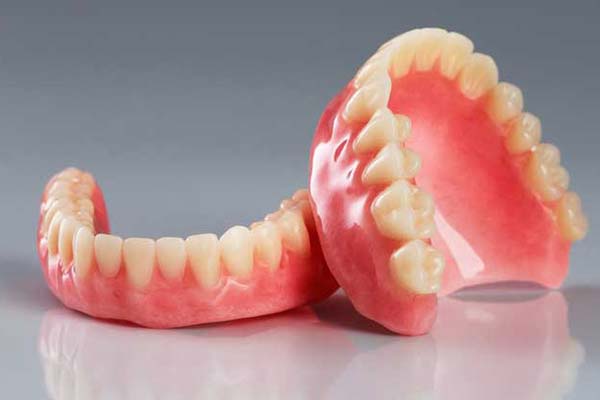 Leave the denture out overnight