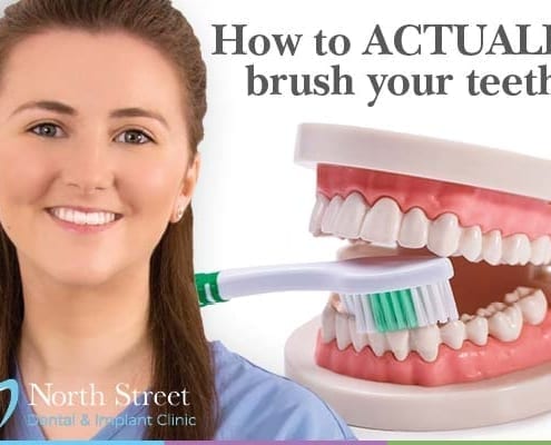 how to actually brush your teeth