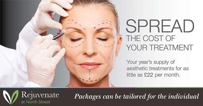 spread the cost of your aesthetic treatments