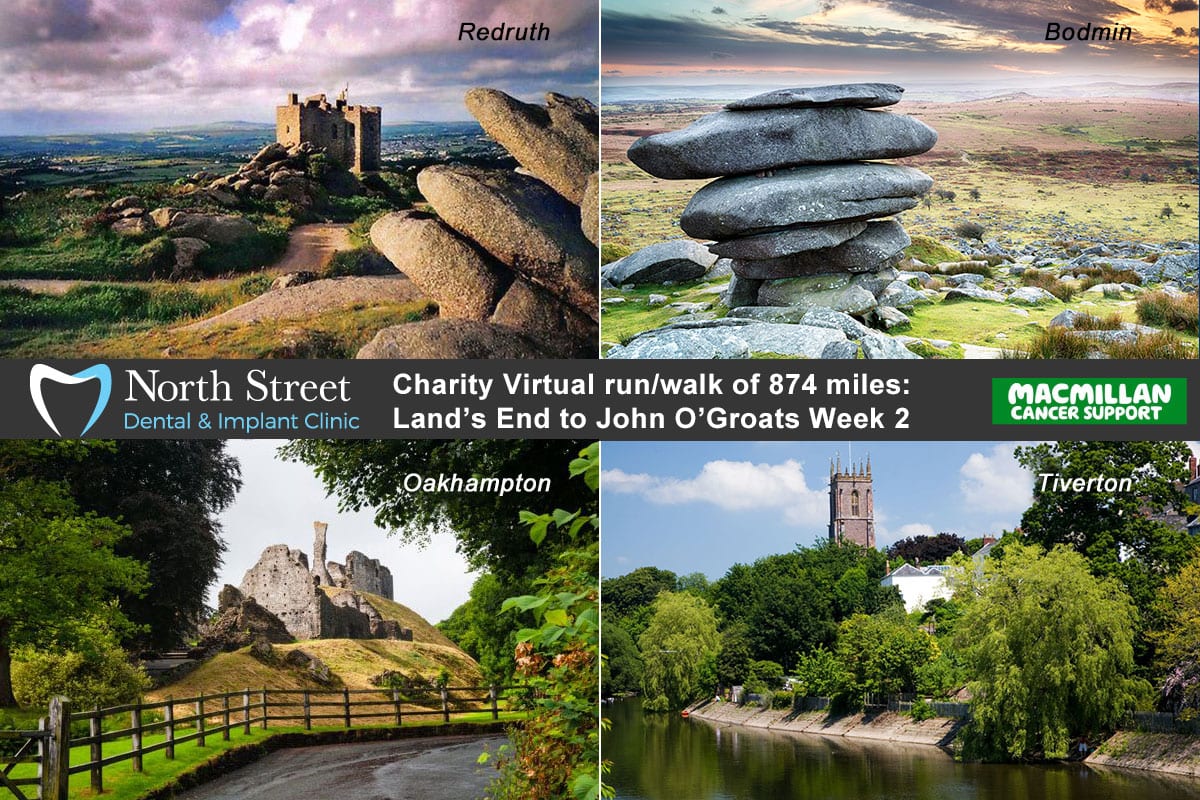 Macmillan virtual charity walk postcard from week two