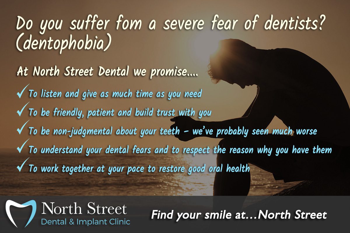 dentophobia - fear of the dentist. Person worried about dental treatment